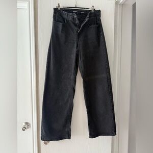 Old Navy Women's Black Wide Leg Jeans